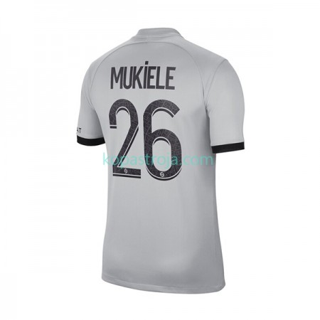 Billiga Fotbollströjor Paris Saint-Germain Mukiele 26 Borta tröja 2022/23 Kortärmad